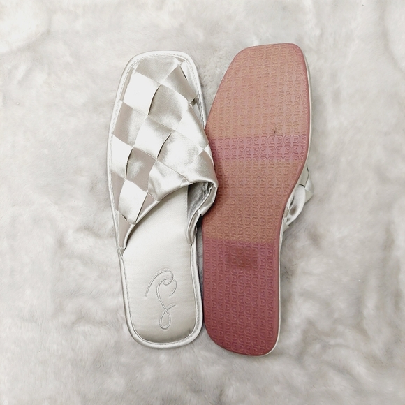NEW Bundle Of Three Sam Edelman Rhys Pink Silver Slip On Round Toe Mules S139 - Picture 5 of 7